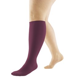 Flachstrick Kniestrumpf